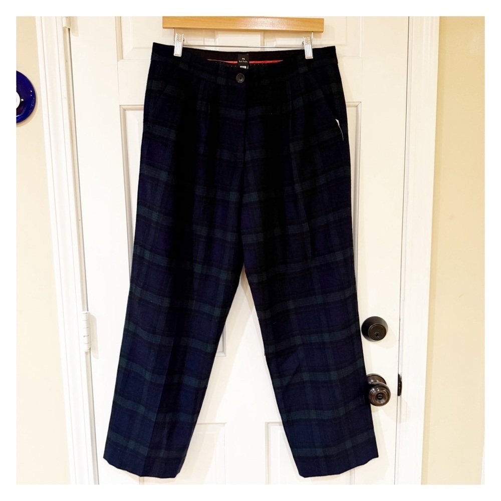 PS Paul Smith / Dress Pants / Green Plaid / size 44